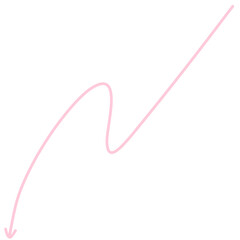 pink arrow symbol illustration 