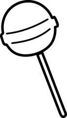 vector illustration of a candy