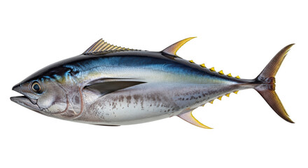 Isolated Tuna Fish