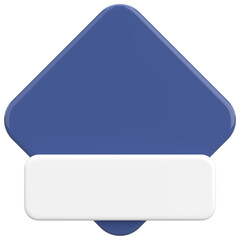 Price tag. Price label. 3D illustration.