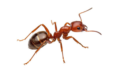 Isolated Red Ant