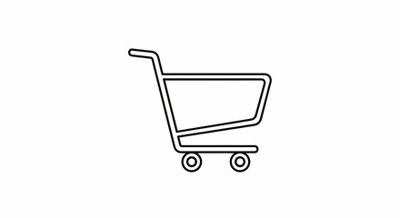 vector shopping cart icon