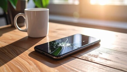 Broken Smartphone Screen