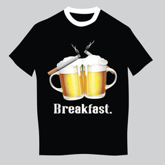 vector illustration of beer mug