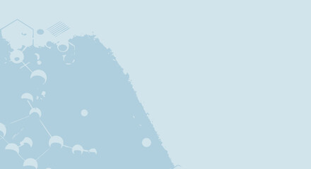 Abstract light blue background with geometric shapes, perfect for presentations