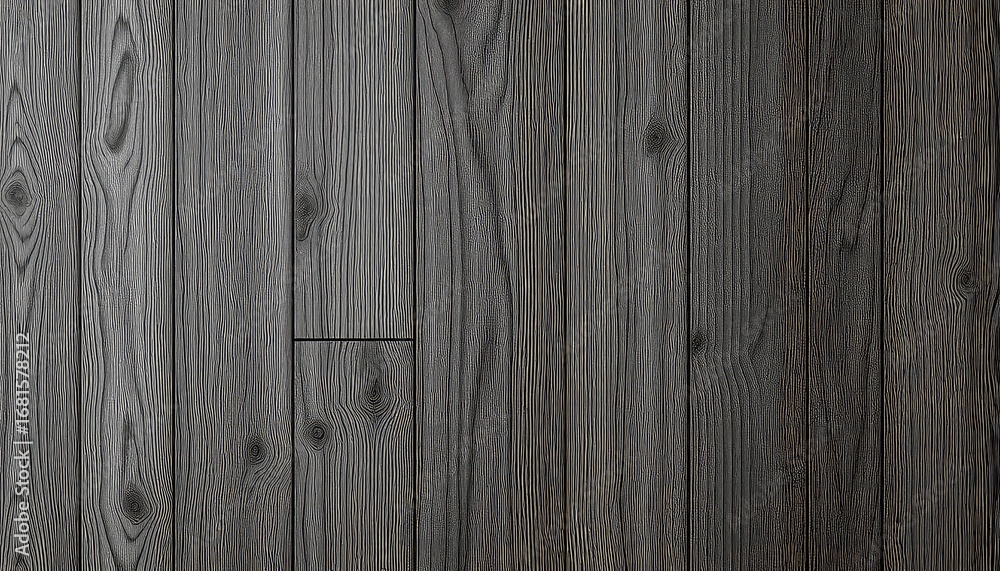 Poster close up of a darkly stained wood surface with vertical planks and natural grain patterns creating a