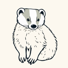 Fototapeta premium Badger 44