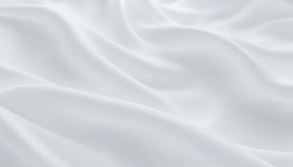 Fototapeta premium Undulating white surface texture creates a soft and gentle background, perfect for emphasizing simplicity and clean lines with subtle elegance