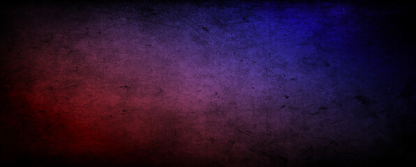 Rays neon light on neon brick wall. Empty scene.