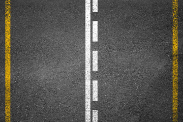 Fototapeta premium Creative vector illustration of road asphalt, tarmac background. Art design road granular asphalt top view template. Grainy texture. Abstract concept graphic separation lines element