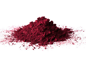 Deep crimson powder pile