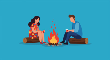 Campfire Couple (1)