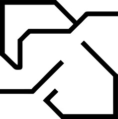 vector illustration of a recycling symbol