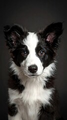 Fototapeta premium Portrait of a fluffy puppy