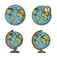 Globe icons