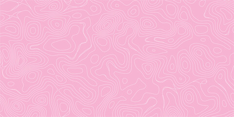 Geometric elevation contour line art background with abstract flowing design