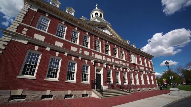 The historic building where foundational legal documents were drafted and ratified