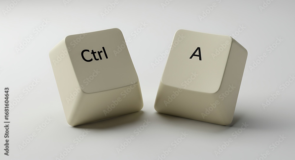 Fototapete select all shortcut keys ctrl a for computer efficiency and productivity