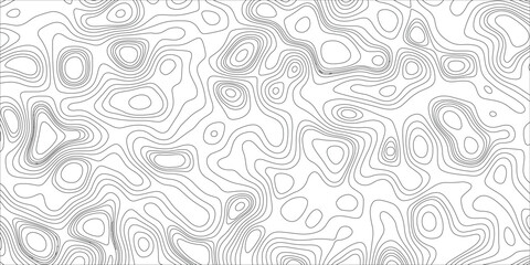 Futuristic digital background with seamless wavy contour topography lines