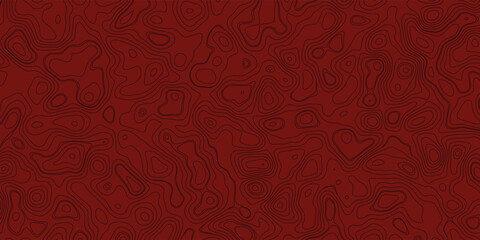 Abstract contour line background with topographic fluid curves in modern style