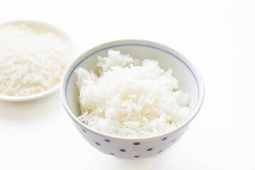 カリフォルニア米で炊いたご飯