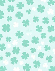 Pastel clover pattern