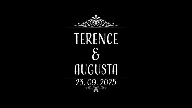 Minimal Wedding Romantic Title 04