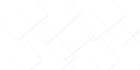 Abstract technology concept white template illustration and Geometric background. Modern and seamless stripe geometric line covered white abstract white square shape with futuristic