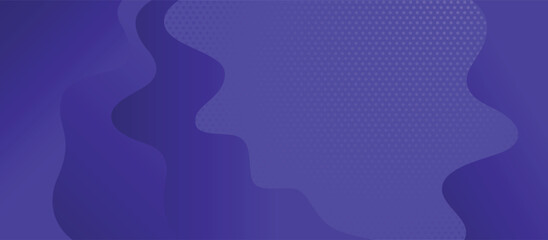 Abstract purple background design featuring smooth flowing gradient shapes and dotted texture with copy space, for various creative projects and digital applications