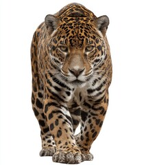 Obraz premium Jaguar striding forward