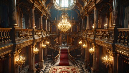 Obraz premium interior of the cathedral of saint peter in rome