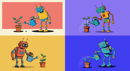 Robot Gardening and Plant Grid