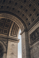Obraz premium Close up of Arc de Triomphe