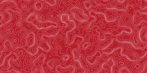 Dynamic abstract terrain illustration with contour line patterns and depth layers