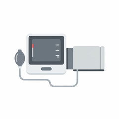 Blood Pressure Monitor Illustration Medical Health Care Measurement Equipment