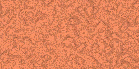 Futuristic layered contour lines forming dynamic abstract terrain landscape