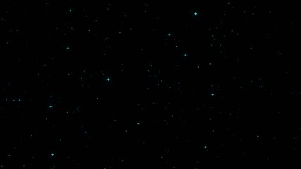 Cartoon yellow stars shining on black screen, shine in the sky, animation, star twinkling, stars shine, 2d animation, black background, stary sky, night, sky, dark, blue stars, cartoon shine, space. - Powered by Adobe