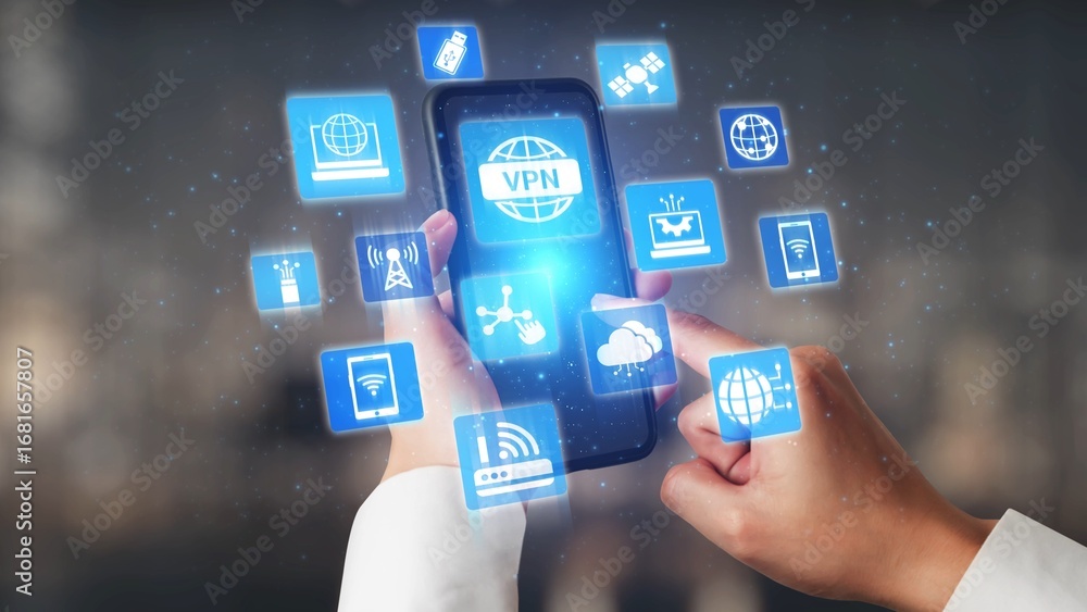 Poster communication network enables digital connectivity. a strong communication network supports data tra