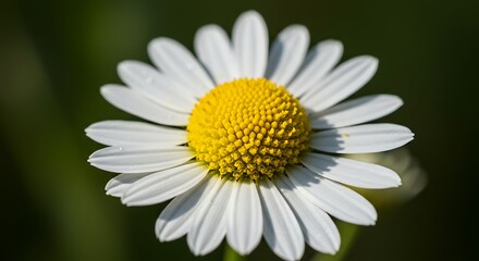 Fototapeta premium Close-up of a beautiful daisy flower in full bloom.