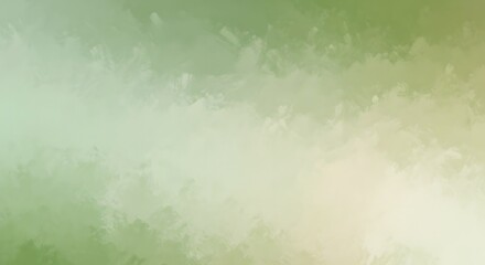 Abstract brush strokes with green and yellow gradient