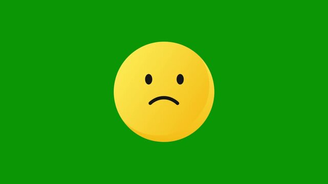 Sad emoji face with X eyes conveys disappointment and loss in a minimalist video frame