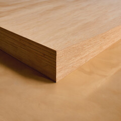close up of a wooden plywood