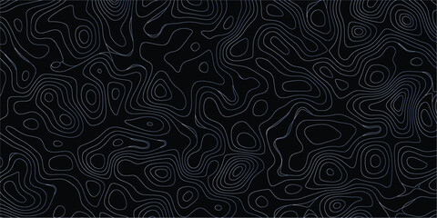 Futuristic terrain mapping illustration with flowing elevation contour details