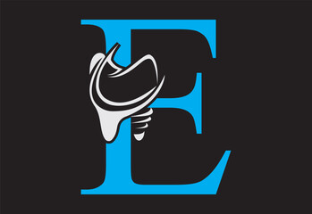 Dental Logo Design. Dentist Logo with latter E