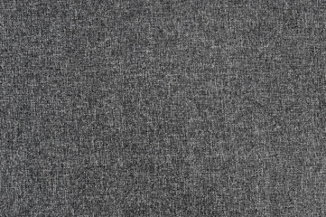 Gray fabric texture. Burlap structure. Abstract background. Top view.