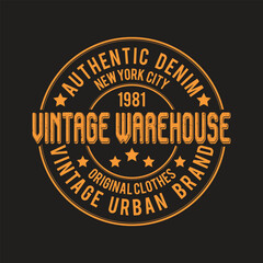 Badge vintage style logo