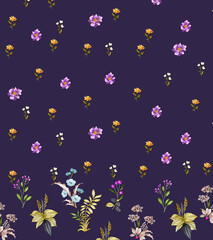 seamless background with stars