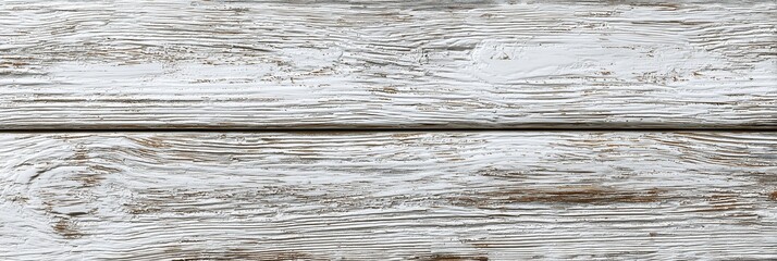 Naklejka premium white wooden background with an aged wood texture, banner