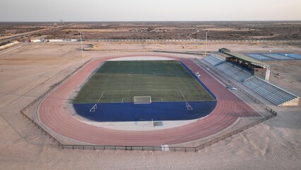 Letlhakane Sports Complex located in Central Botswana, Africa