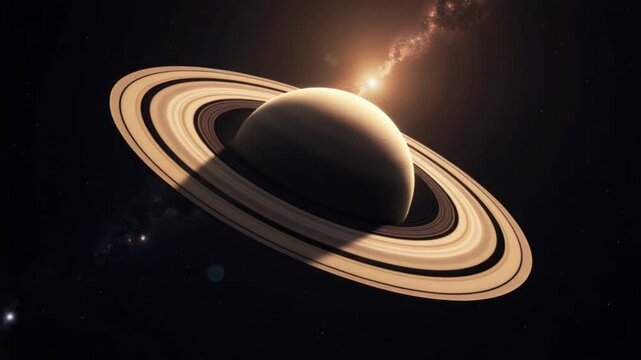 Exploring the rings and atmosphere of Saturn in deep space